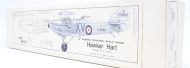 WEST WINGS A-WW09 HAWKER HART - BALSA KIT, RUBBER POWERED